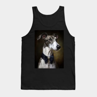 Royal Portrait of a Greyhound Dog Tank Top